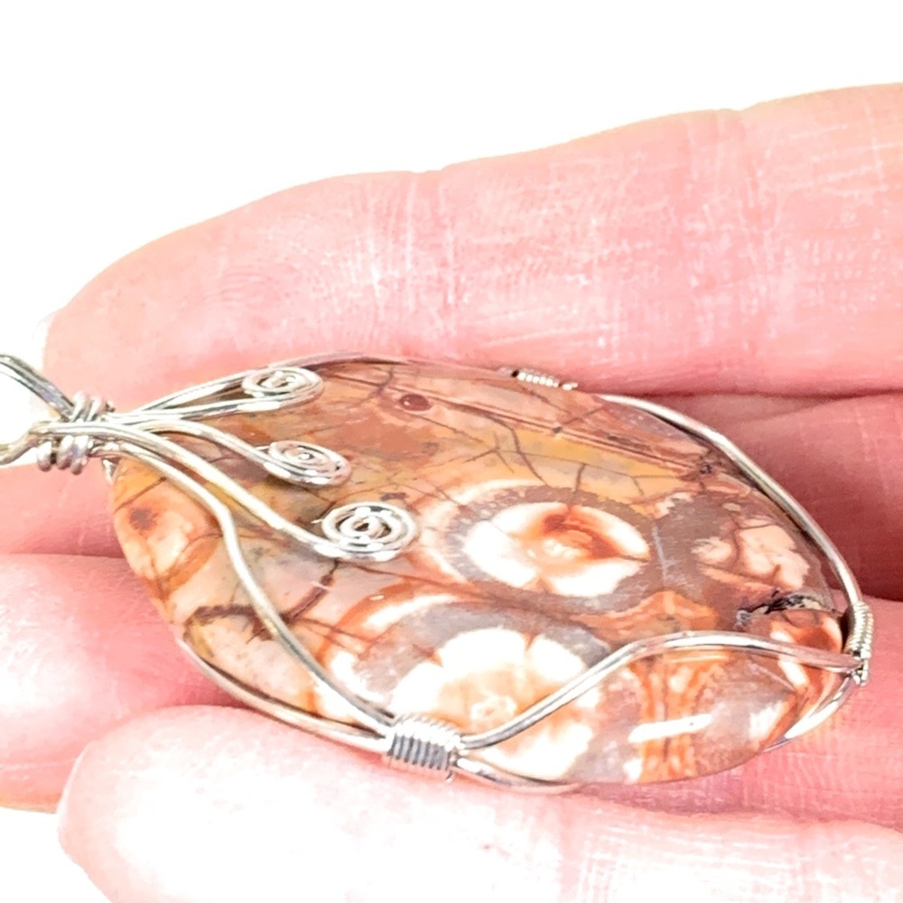 Large Bird’s Eye Jasper Pendant - Picture 2 of 7